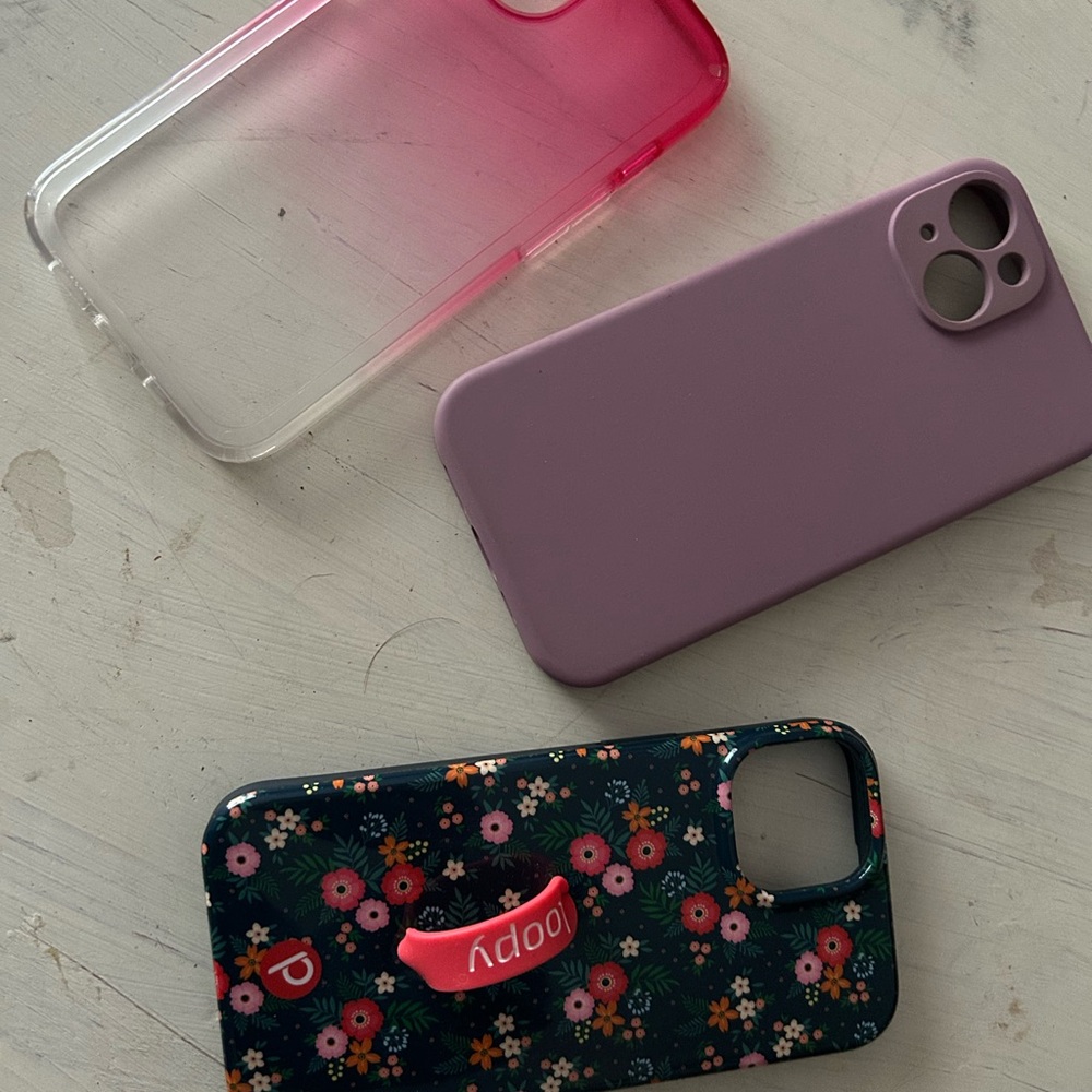 Loopy Case Trio - Pink, Purple, and Floral